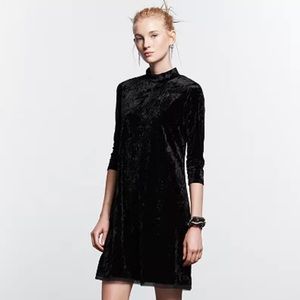 Simply Vera Wang Mockneck Velvet Dress